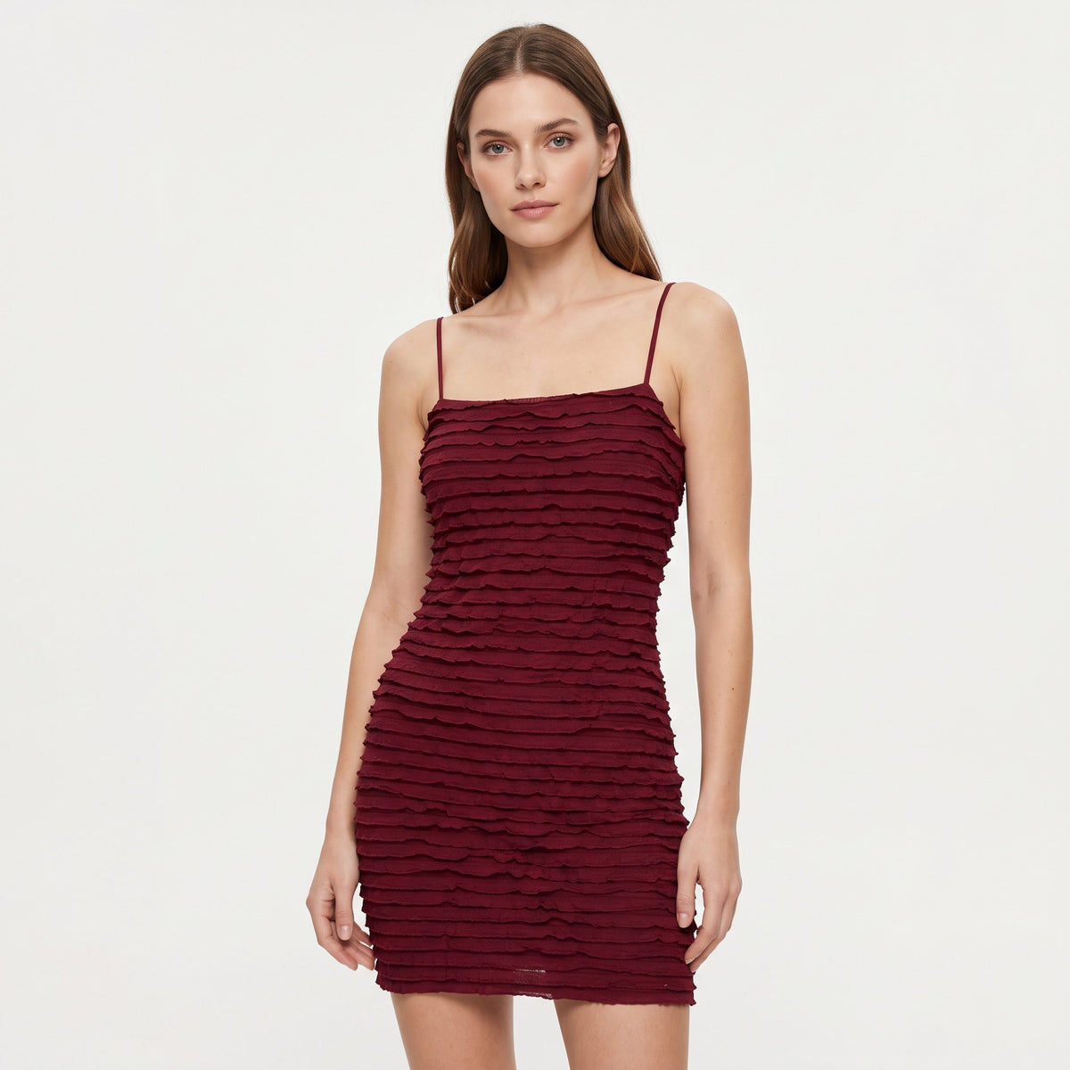 Dress Chic Everyday Style - Burgundy