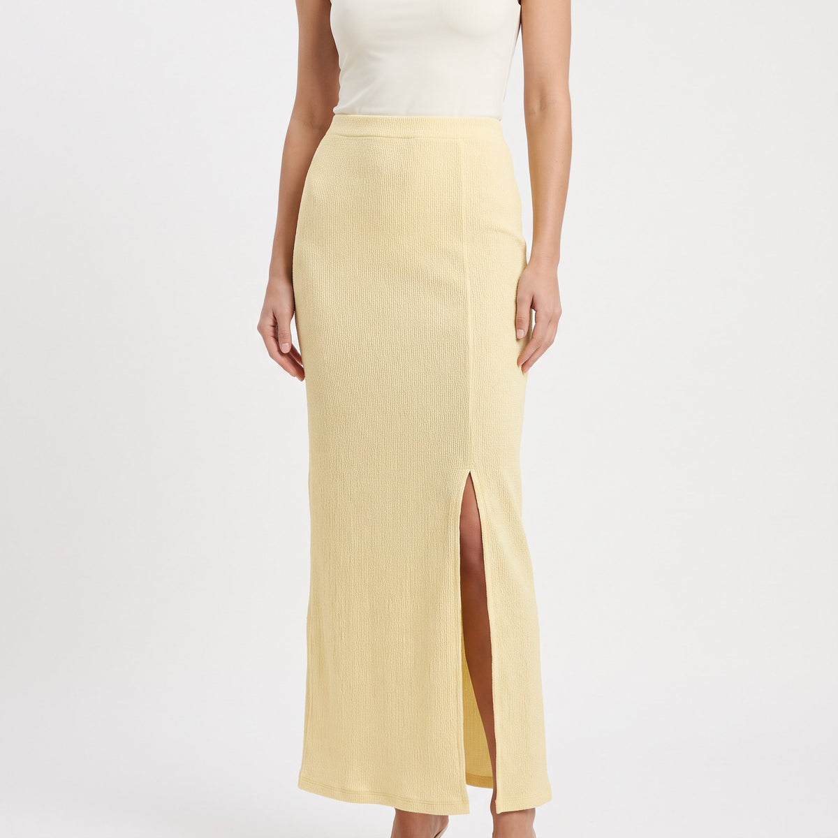 Two-Piece Set Coordinated Matching Outfit - Yellow