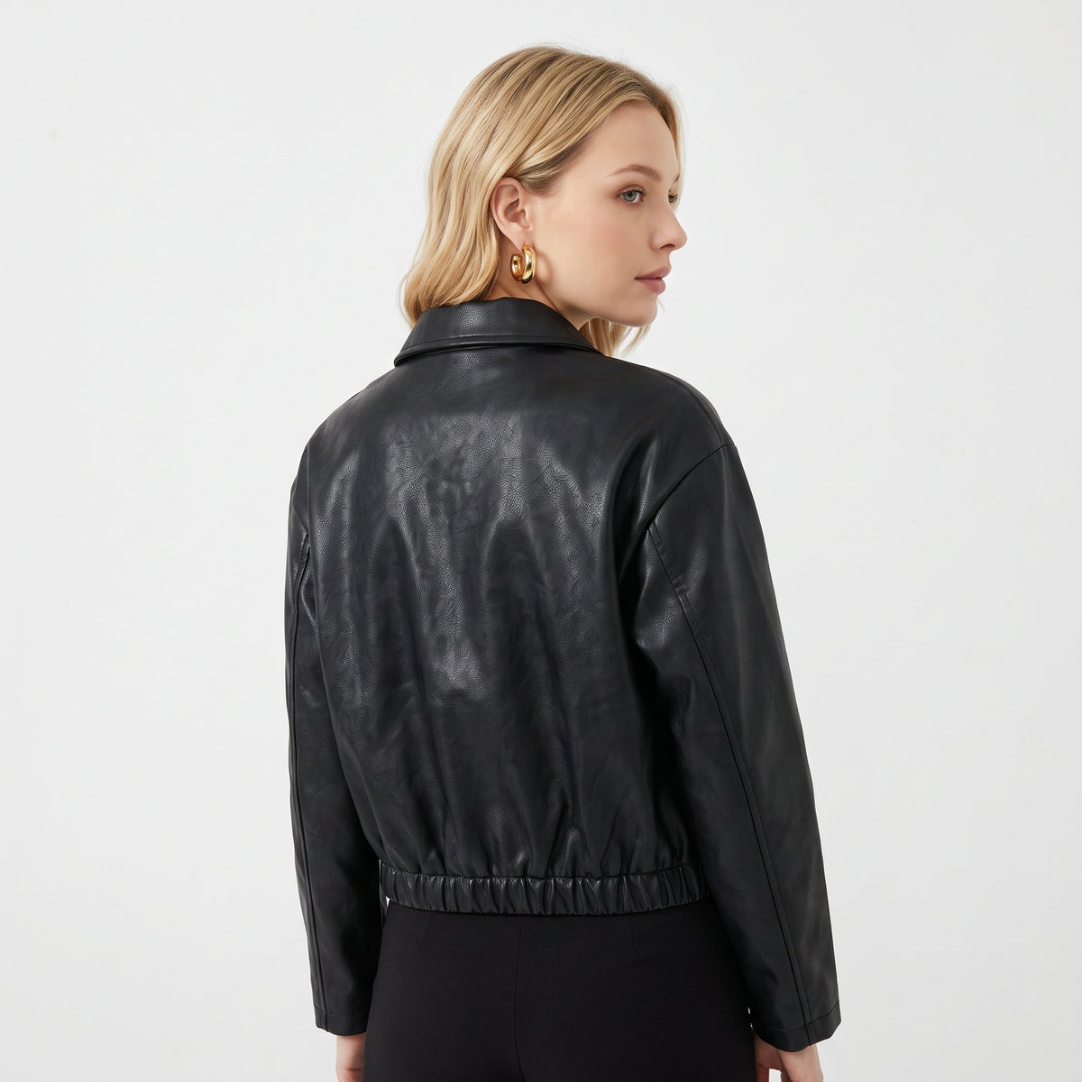 Bomber Jacket Casual Everyday Outerwear - Brown