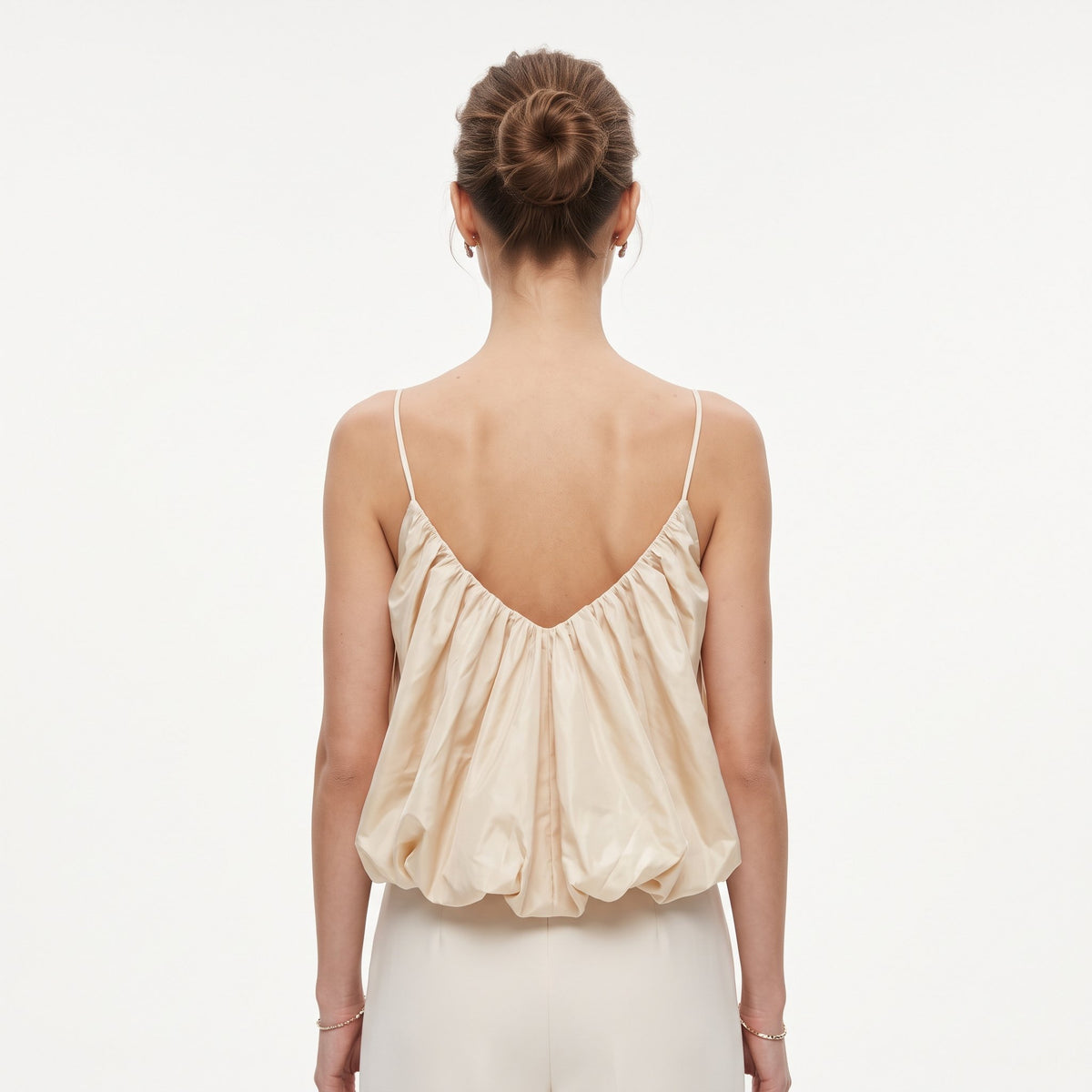 Tank Top Casual Sleeveless Top - Off White