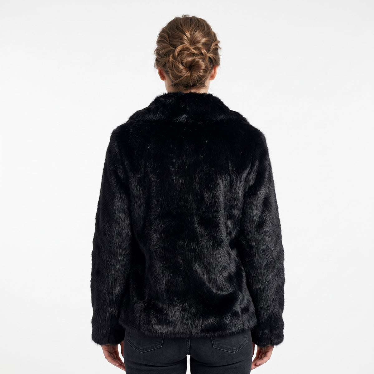Overcoat Classic Cold-Weather Outerwear - Black