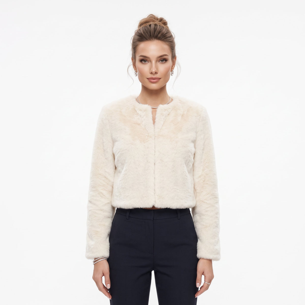 Overcoat Classic Cold-Weather Outerwear - Beige