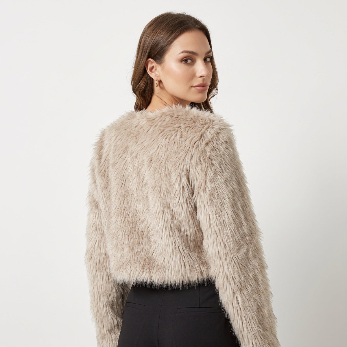 Overcoat Classic Cold-Weather Outerwear - Light Brown