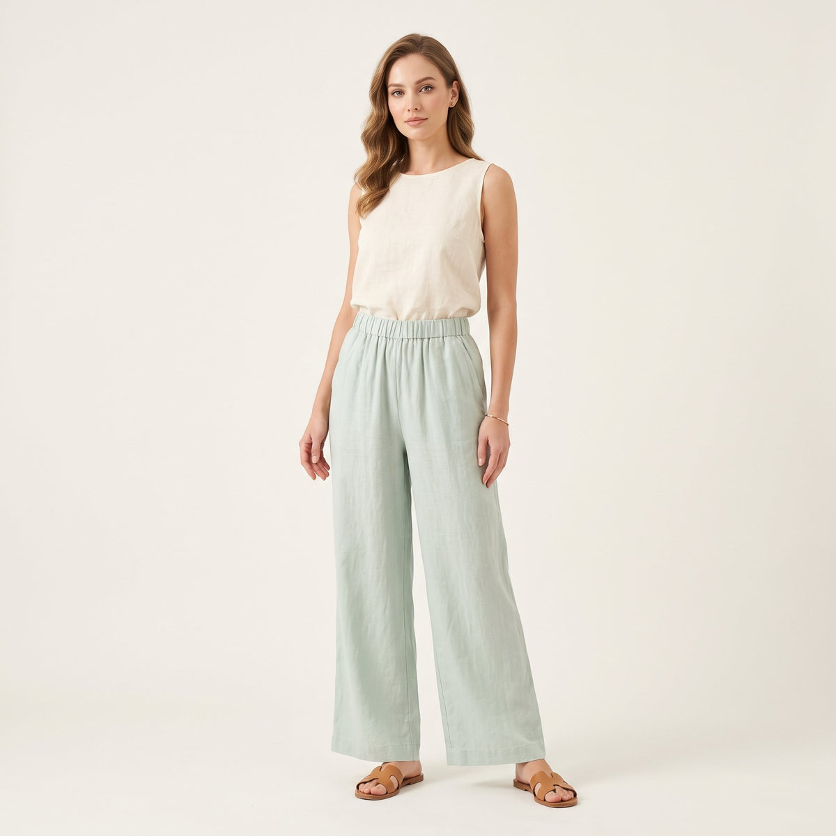 Pants Casual Everyday Bottoms - Light Blue