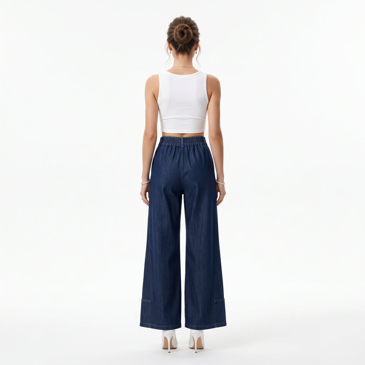 Pants Casual Everyday Bottoms - Dark Blue