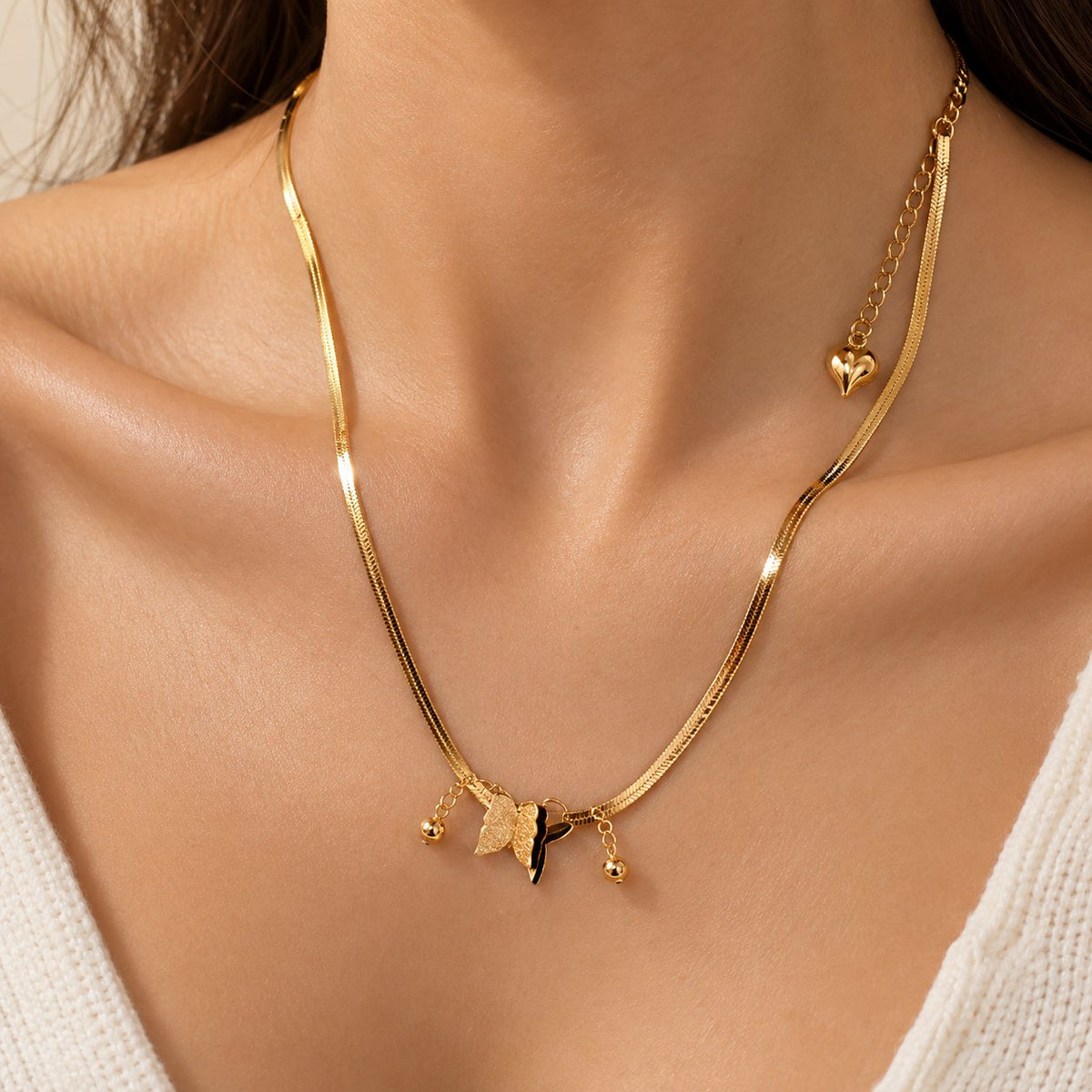 Necklace Fashion Jewelry Accessory - Gold