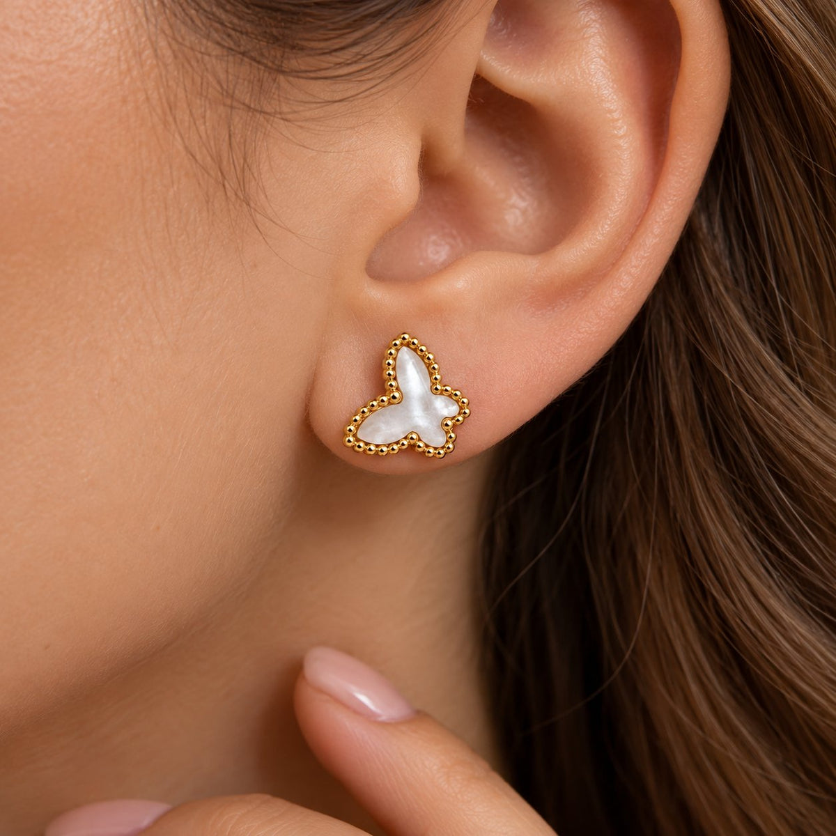 Earrings Fashion Jewelry Accessory - White
