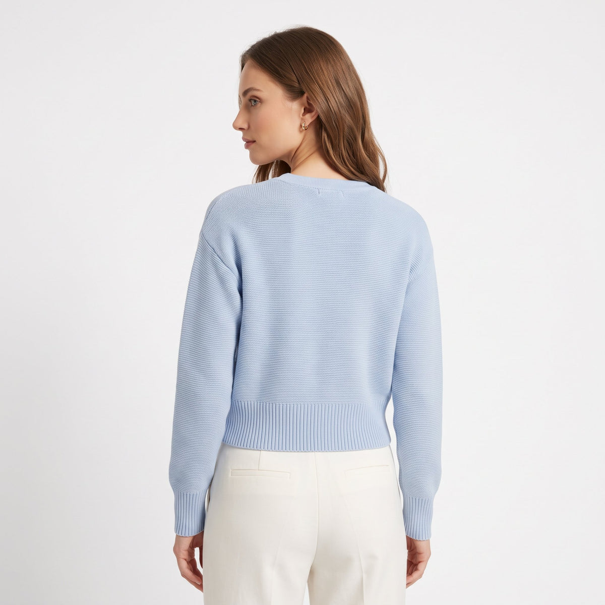 Cardigan Soft Knit Layering Piece - Blue