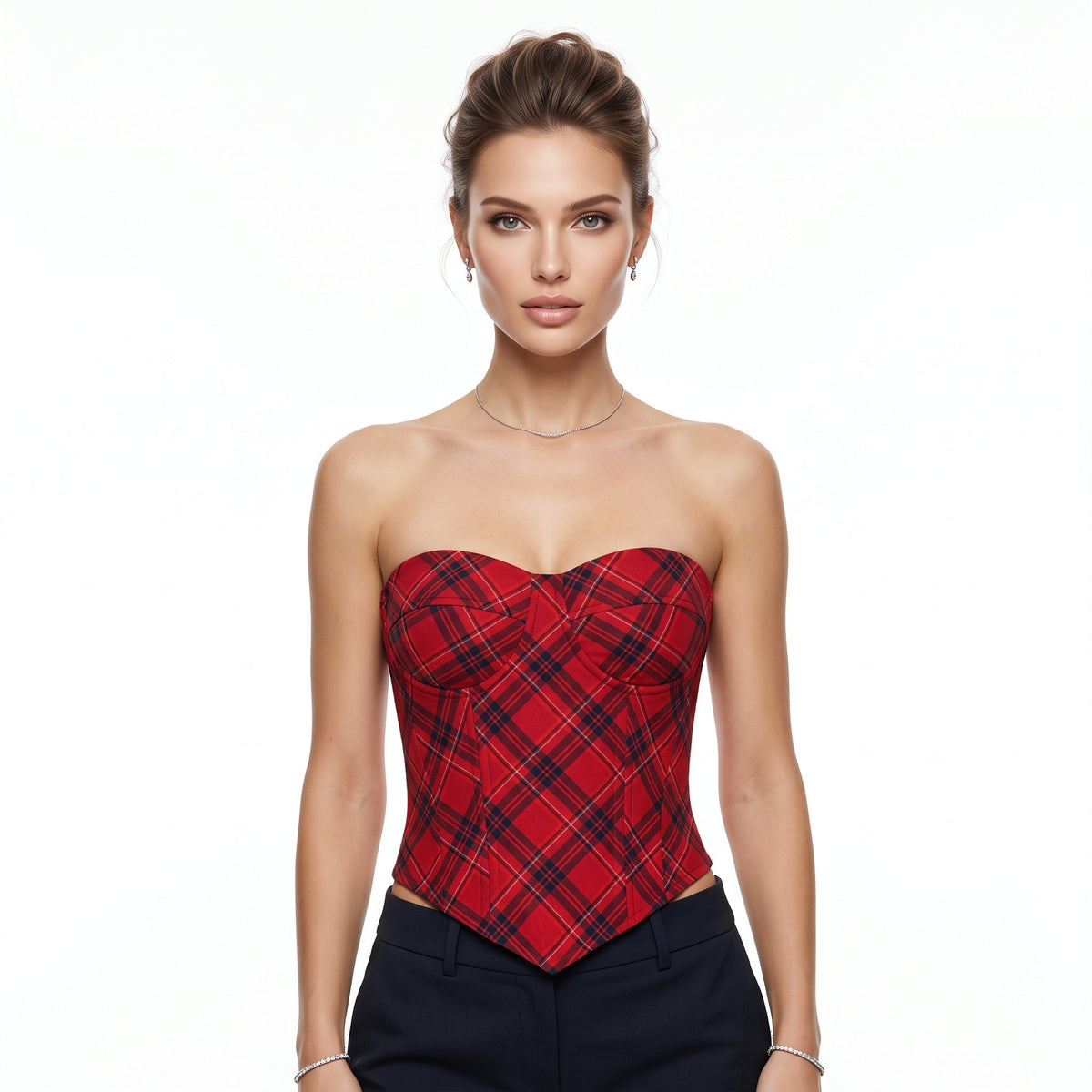 Tank Top Casual Sleeveless Top - Red