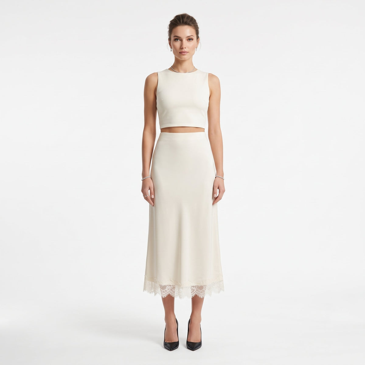 Skirt Stylish Everyday Bottoms - Off White