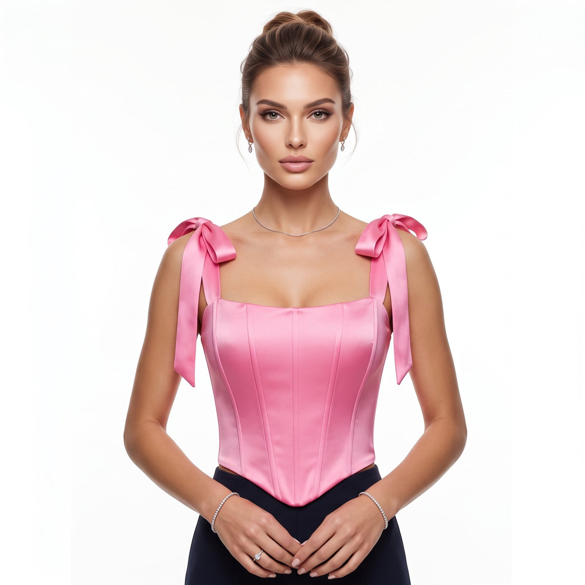 Tank Top Casual Sleeveless Top - Pink