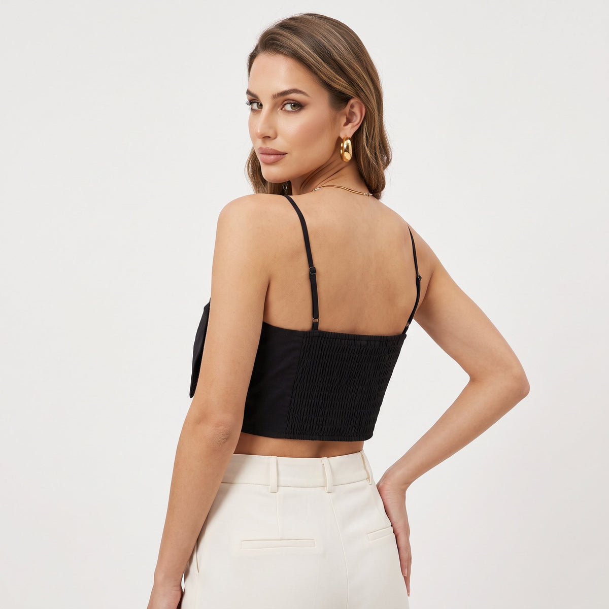 Tank Top Casual Sleeveless Top - Black