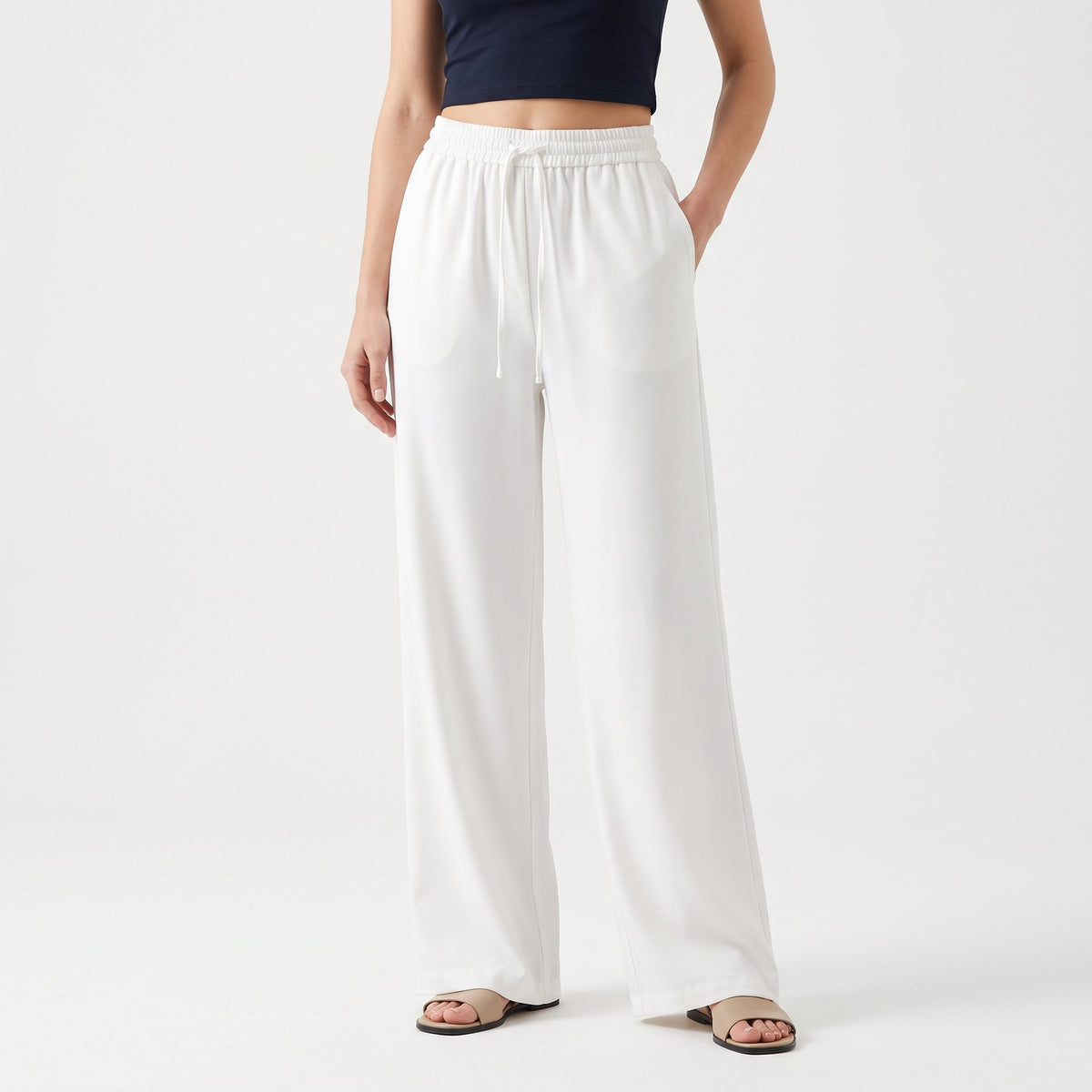 Pants Casual Everyday Bottoms - Off White
