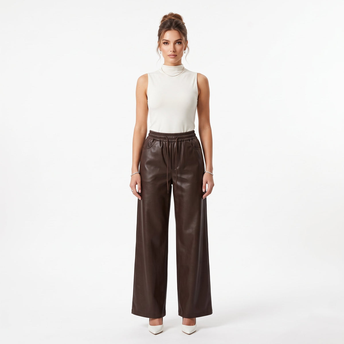 Pants Casual Everyday Bottoms - Brown