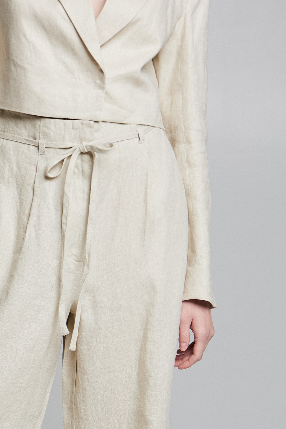 BSB Linen Wide Leg Trousers
