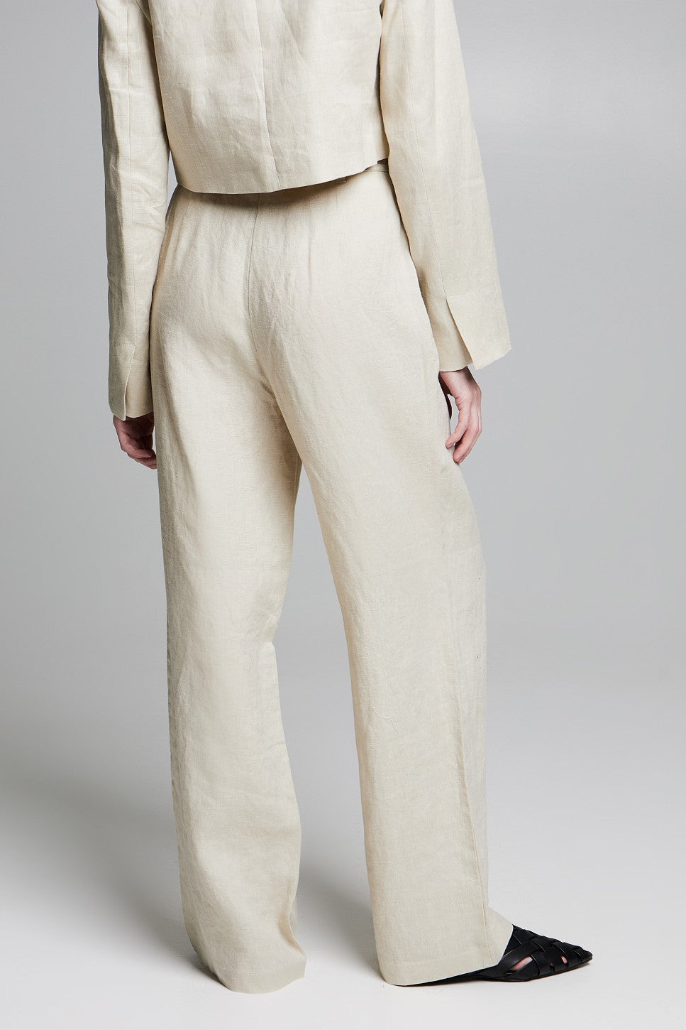 BSB Linen Wide Leg Trousers