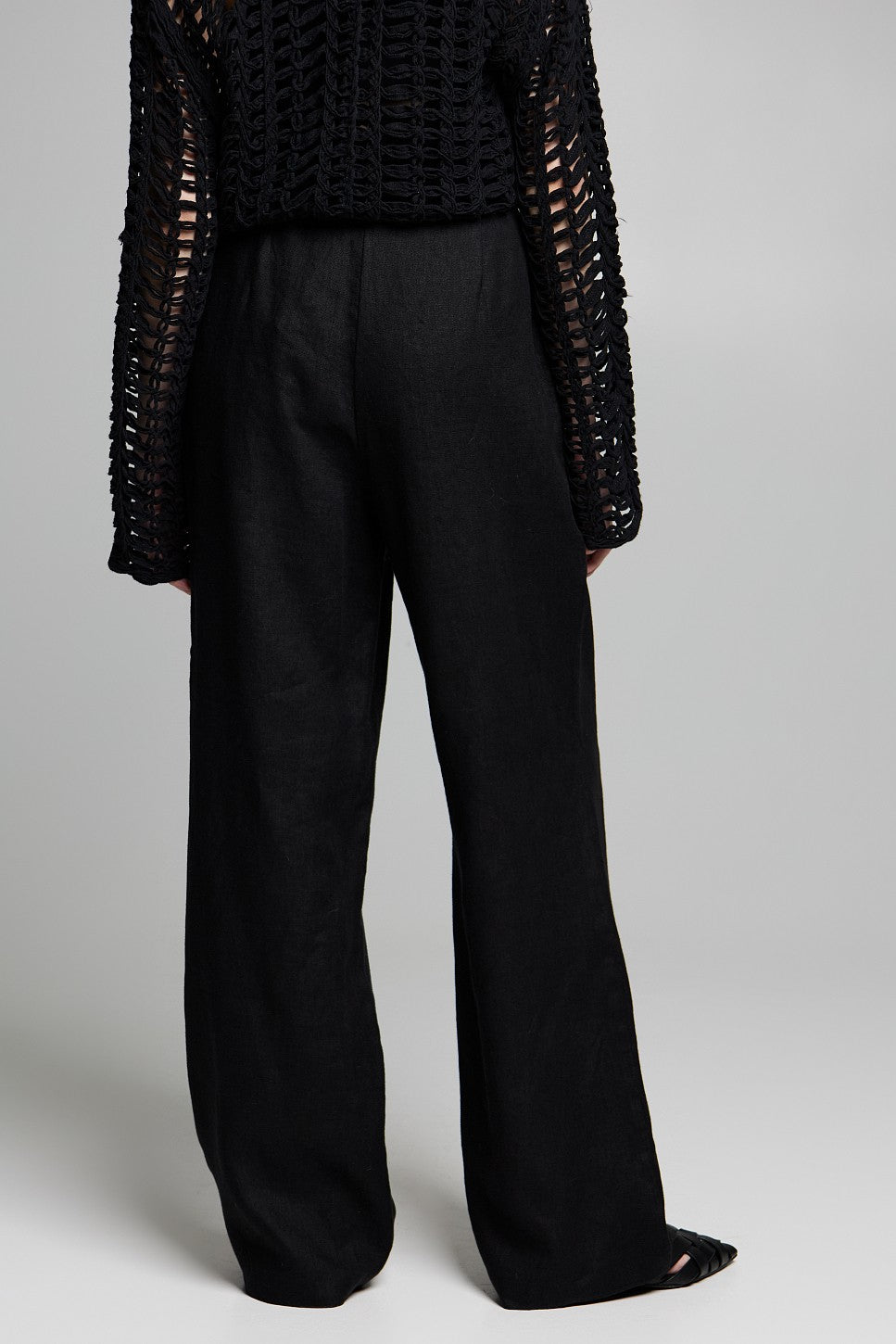 BSB Linen Wide Leg Trousers
