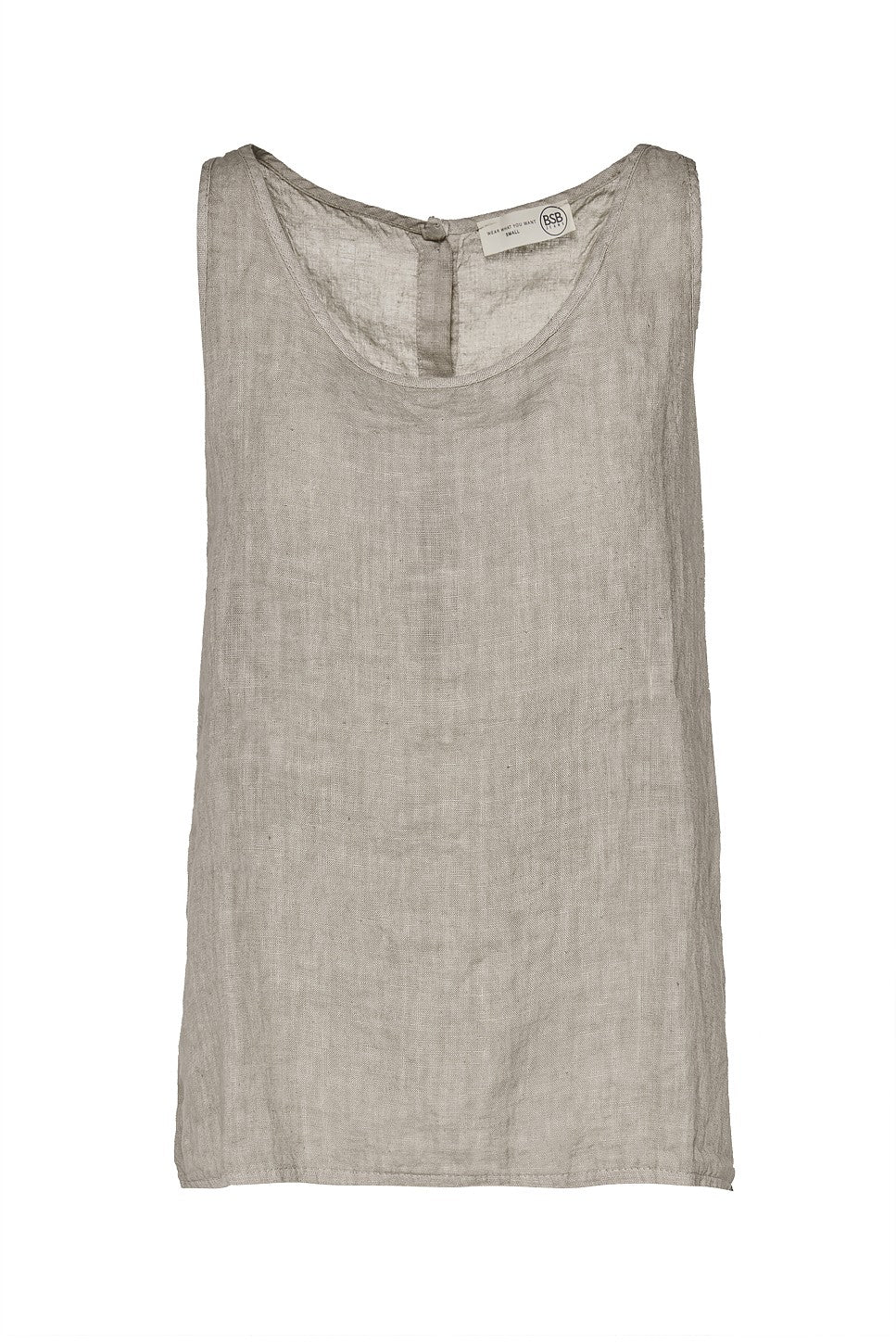 BSB Linen Blouse With Buttons On The Back