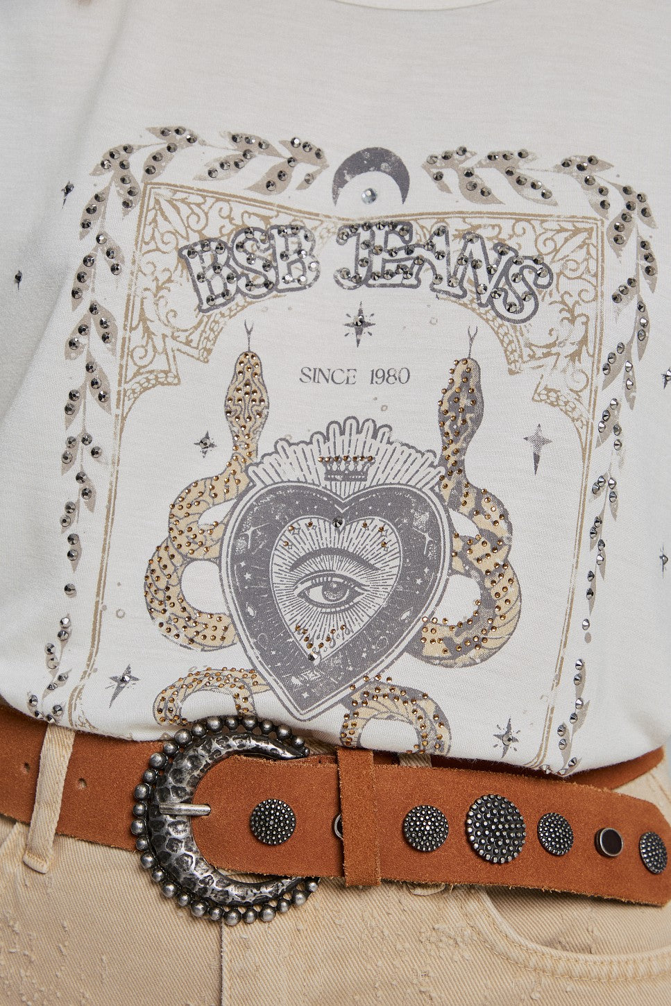 BSB Sleeveless Blouse With Print