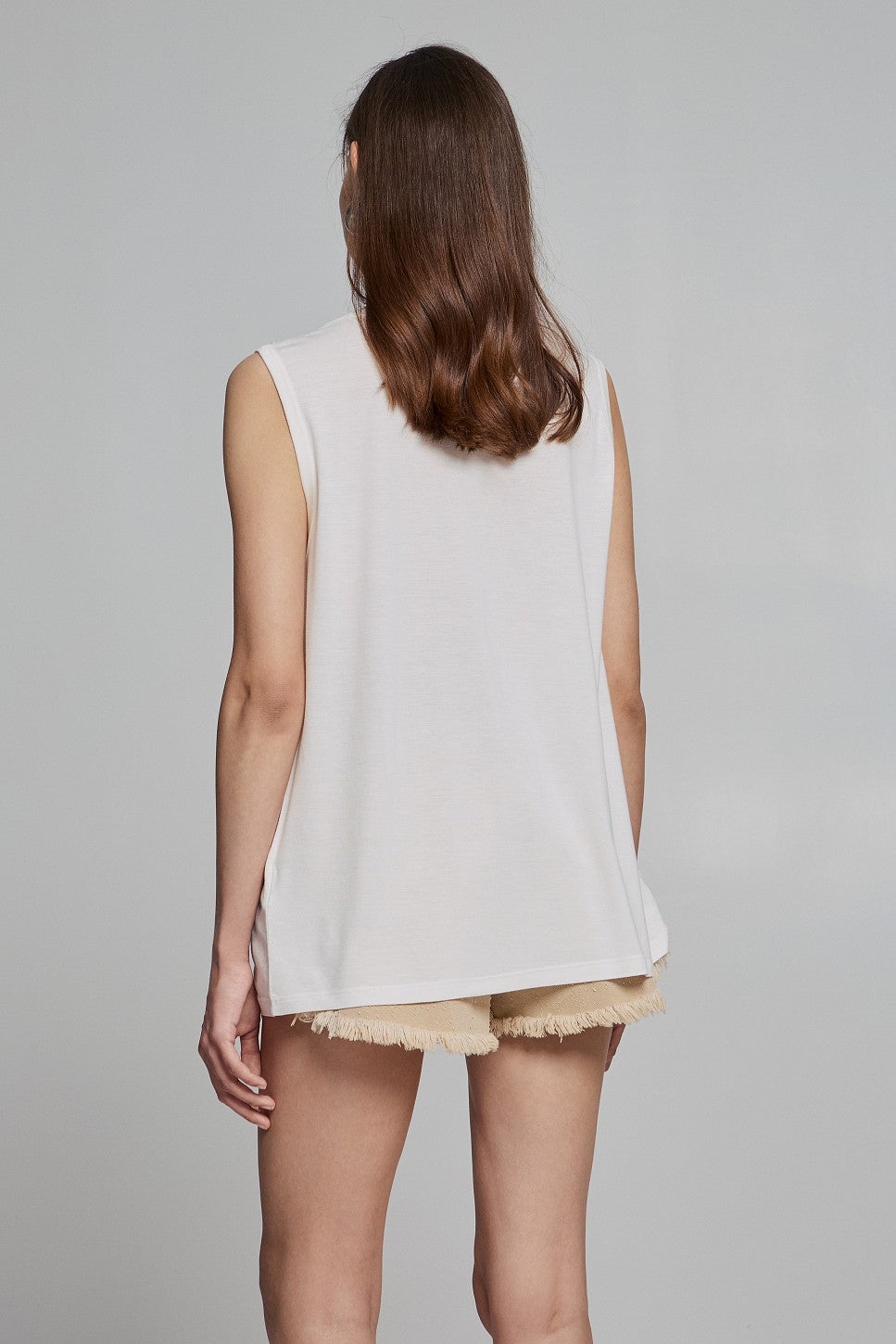 BSB Sleeveless Blouse With Print