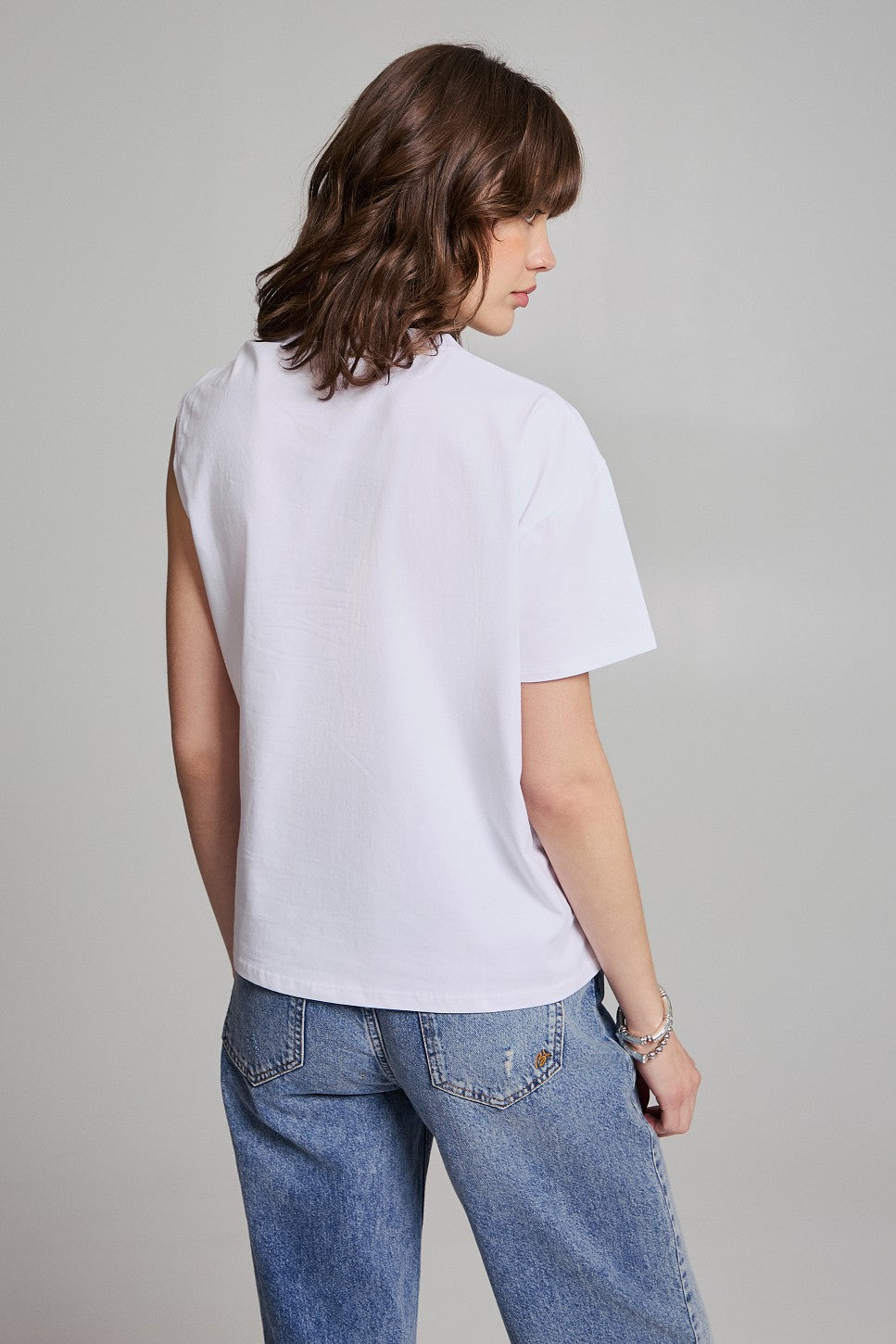 BSB T-Shirt With One Shoulder
