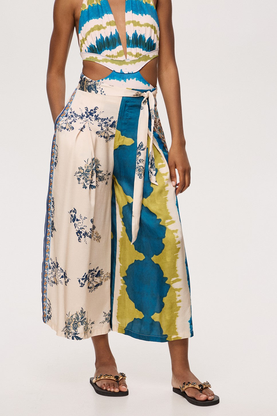 BSB Satin Printed Trousers
