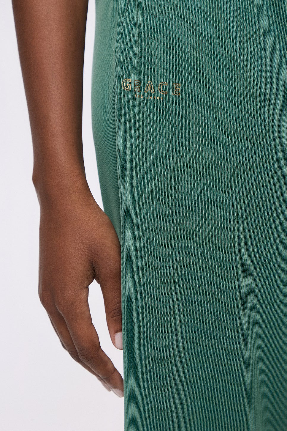 BSB Ribbed Trousers In Loose Knit