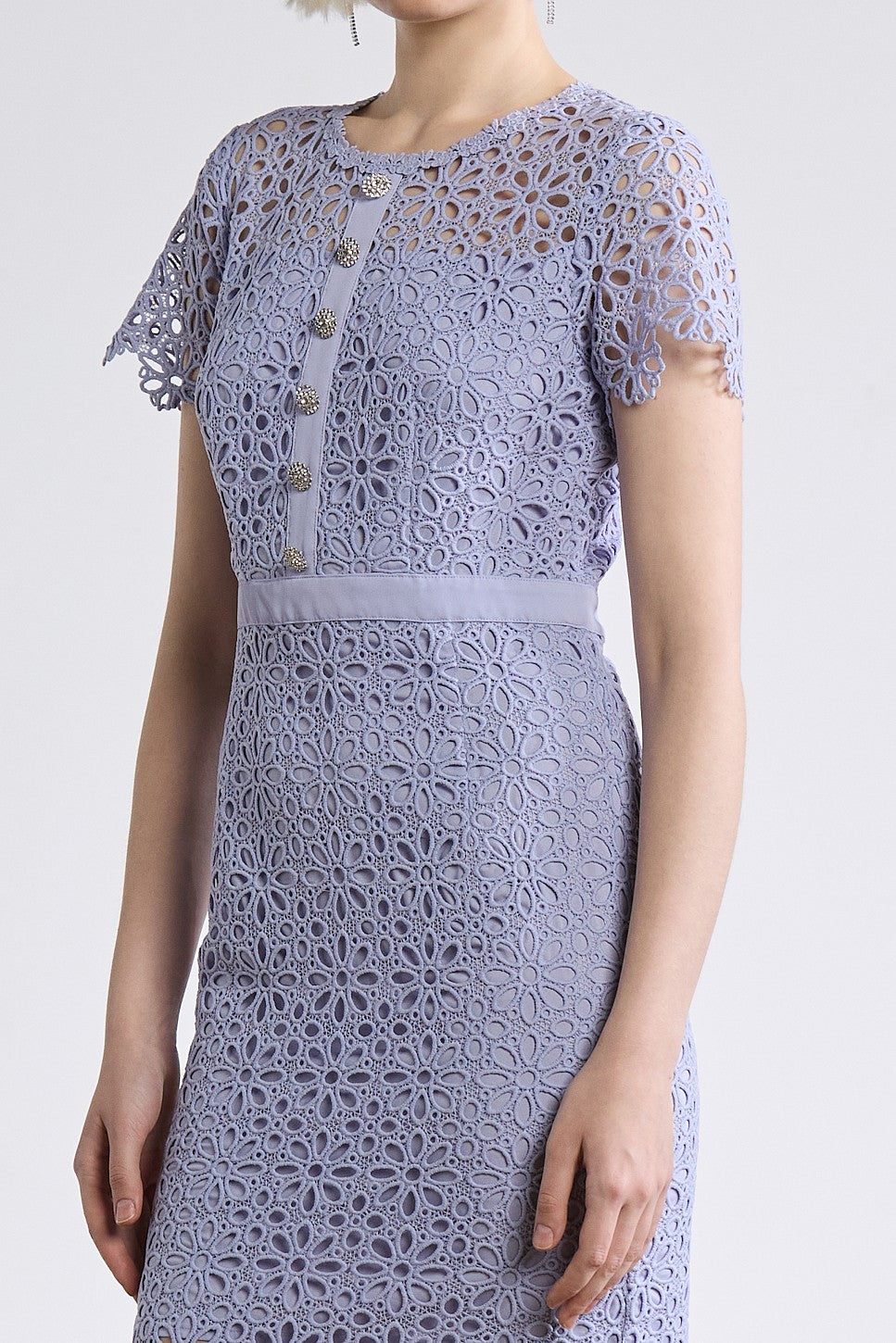 BSB Midi Crochet Lace Dress