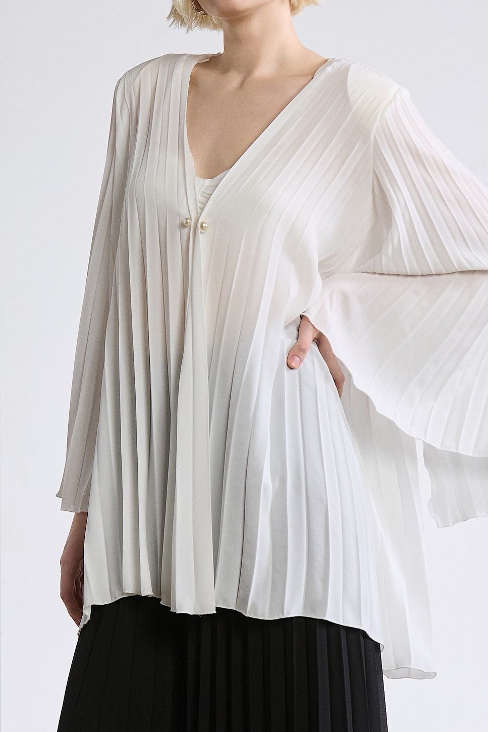 BSB Pleated Longline Kimono
