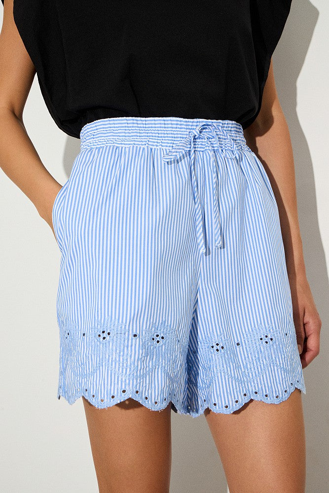 BSB Striped embroidered shorts