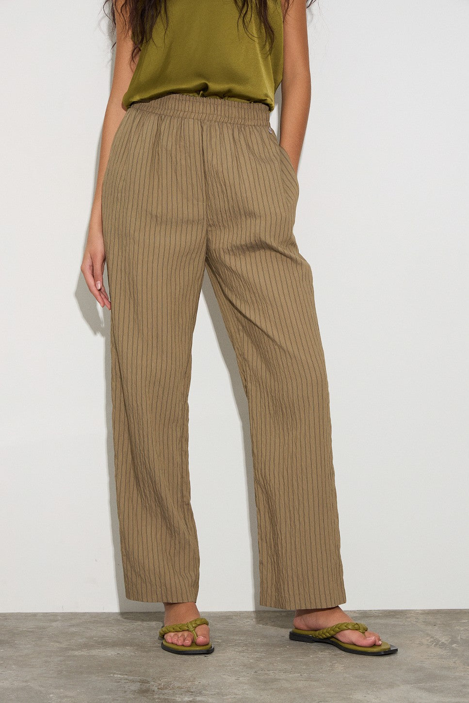 BSB Striped elasticated pants