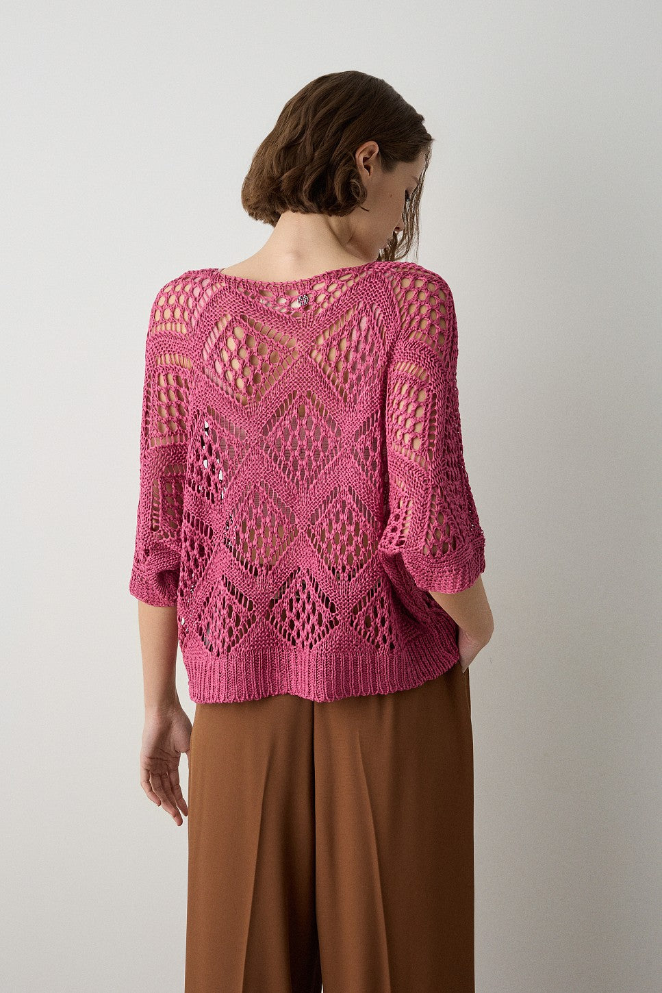 BSB Sweater 3/4 with cut-work