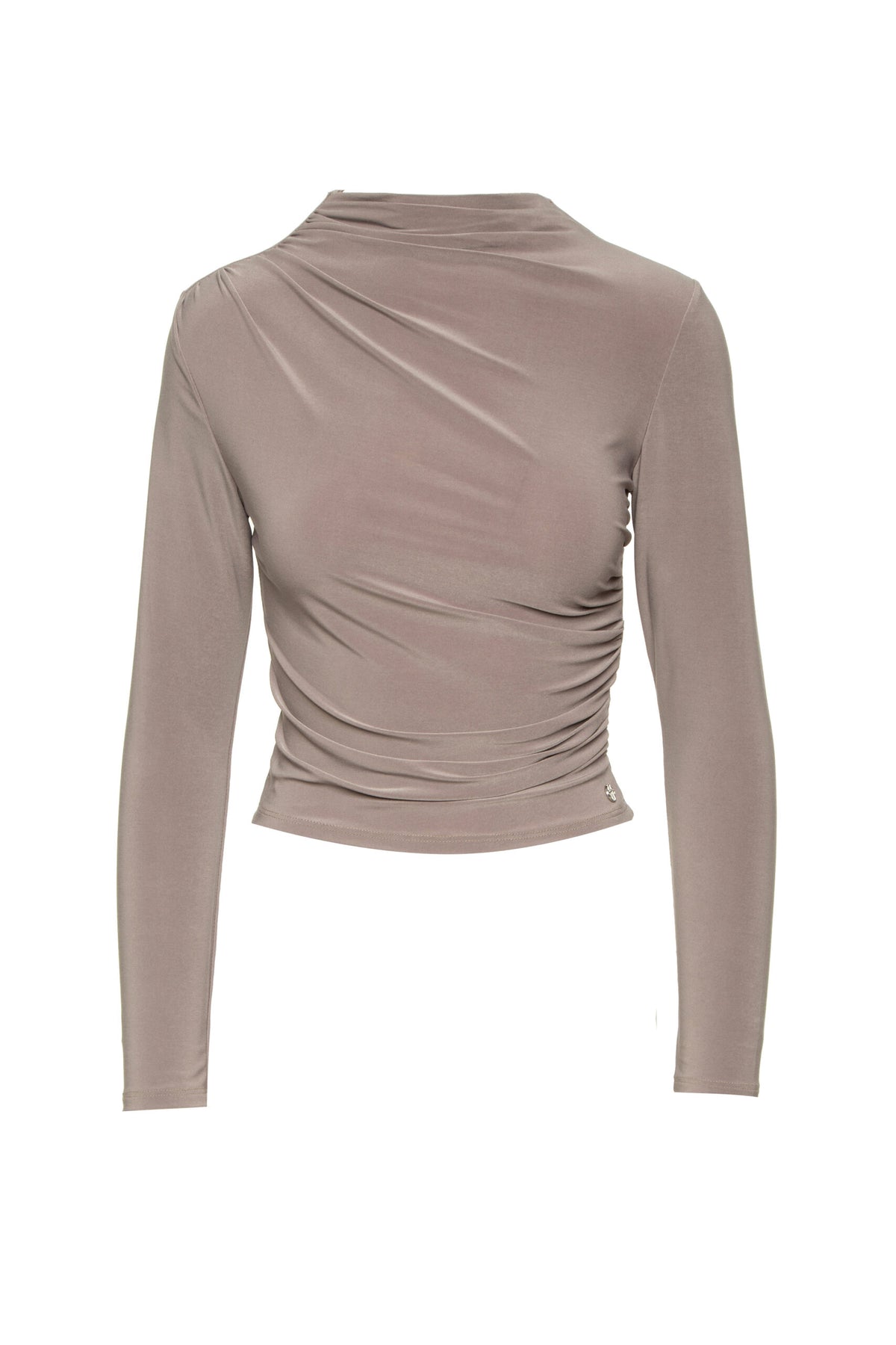 BSB Long sleeves blouse with high neckline