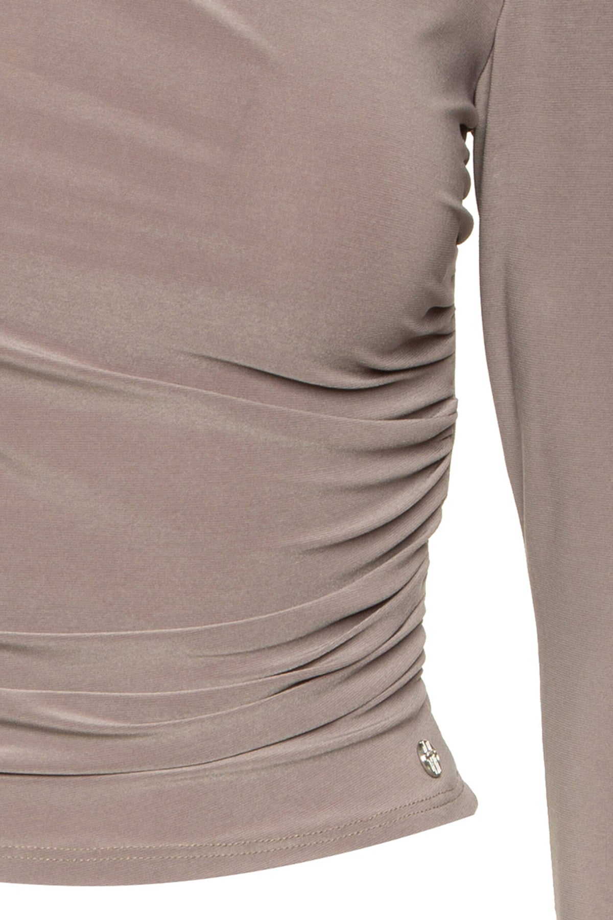 BSB Long sleeves blouse with high neckline