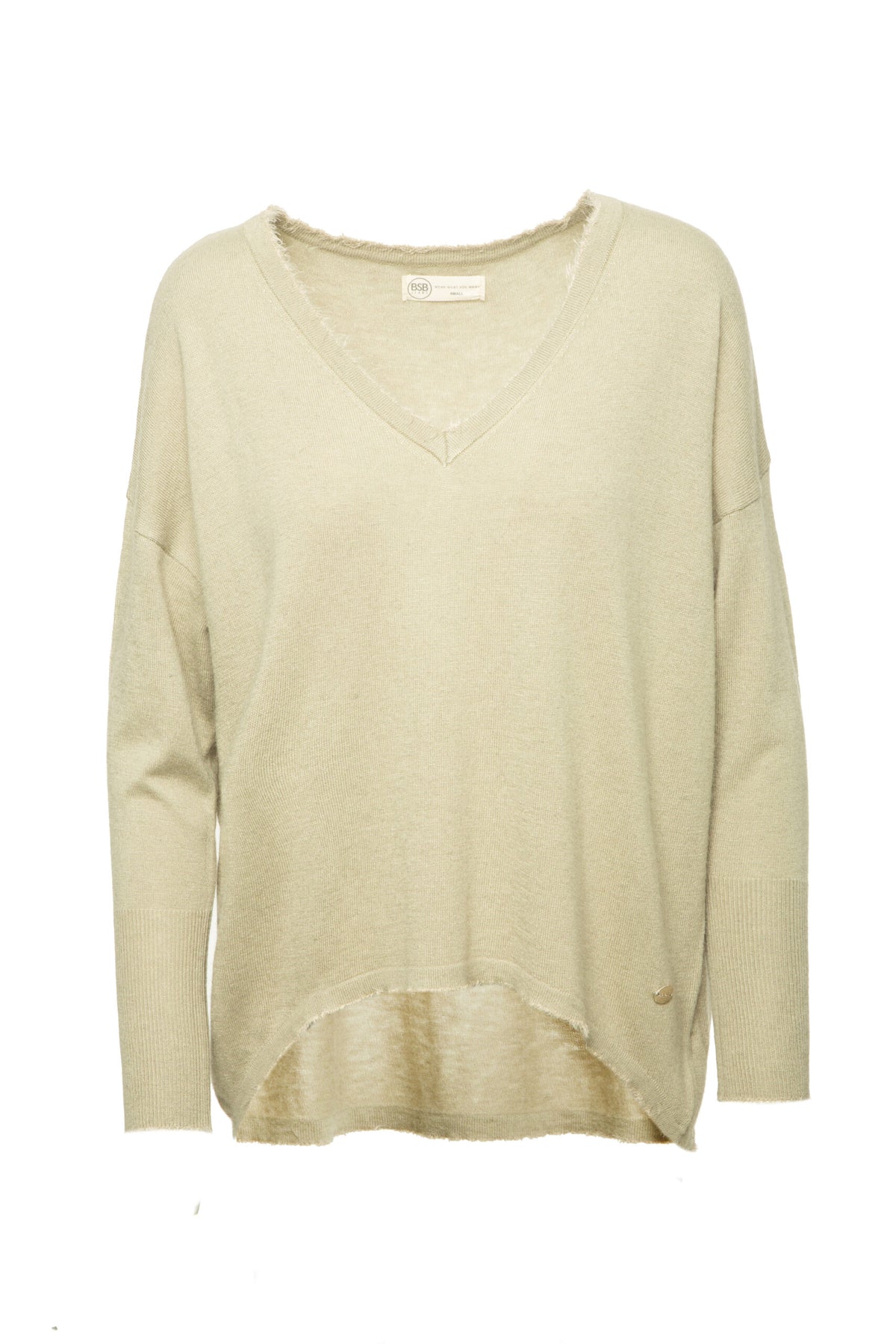 BSB Sweater with long sleeves V neckline