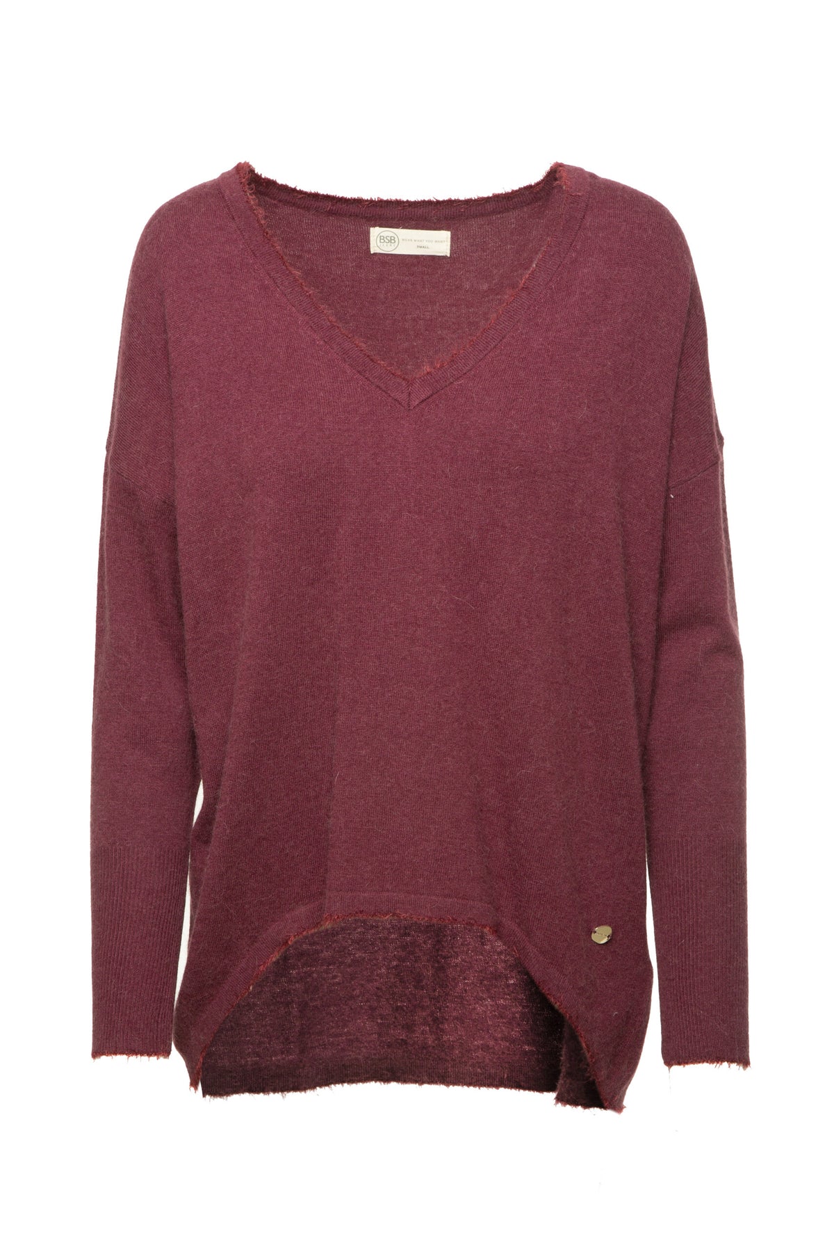 BSB Sweater with long sleeves V neckline