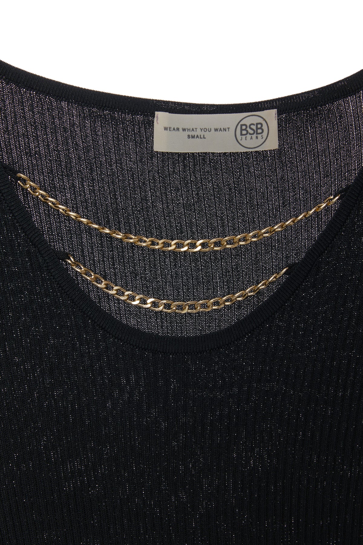BSB Rib top with 3/4 sleeves