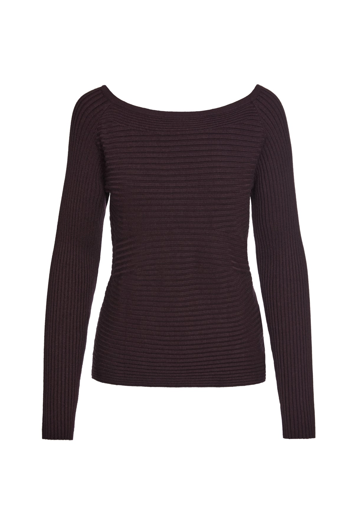 BSB Long sleeves blouse with smile neckline