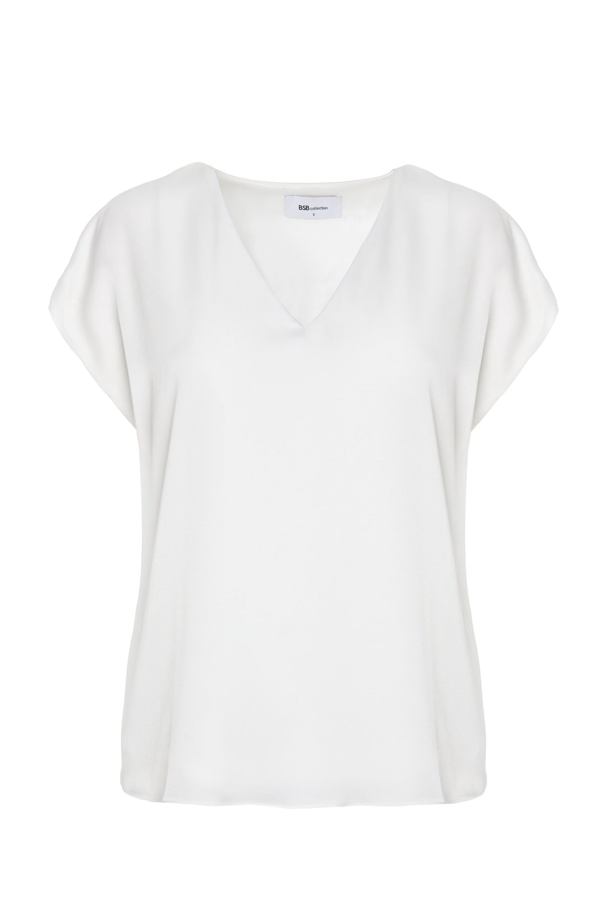 BSB Satin V-neck blouse
