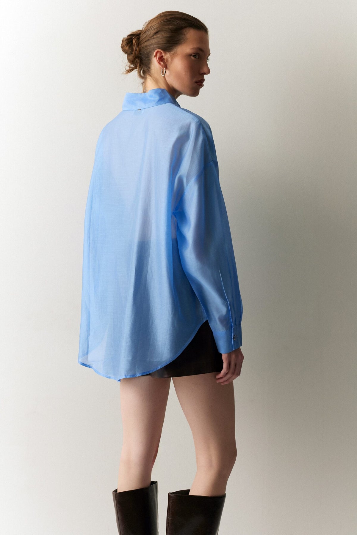 BSB Semi-sheer shirt with pockets