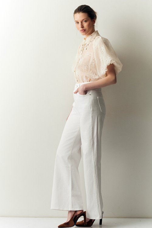 BSB Embroidered shirt with short sleeves