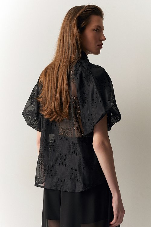 BSB Embroidered shirt with short sleeves