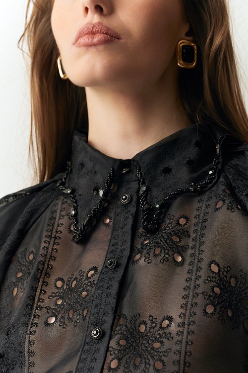 BSB Embroidered shirt with short sleeves
