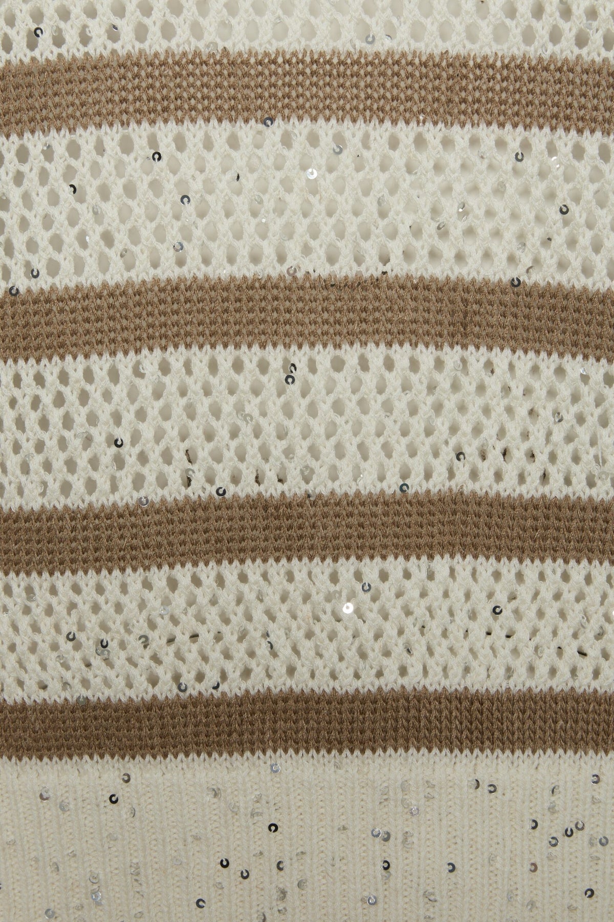 BSB Striped sweater with sequined details