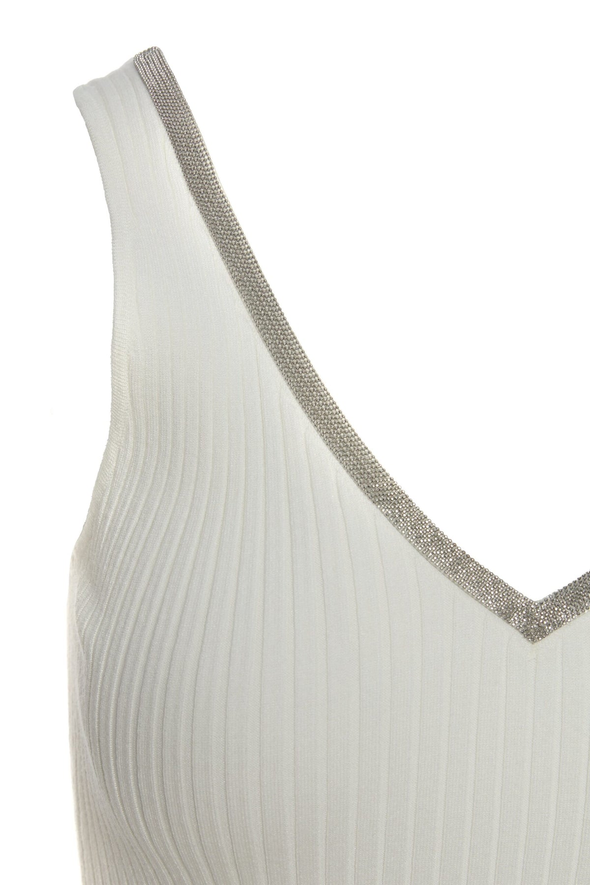 BSB Sleeveless rib V top