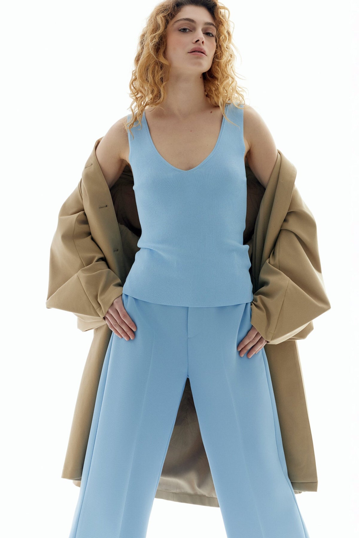 BSB Basic knitted V top