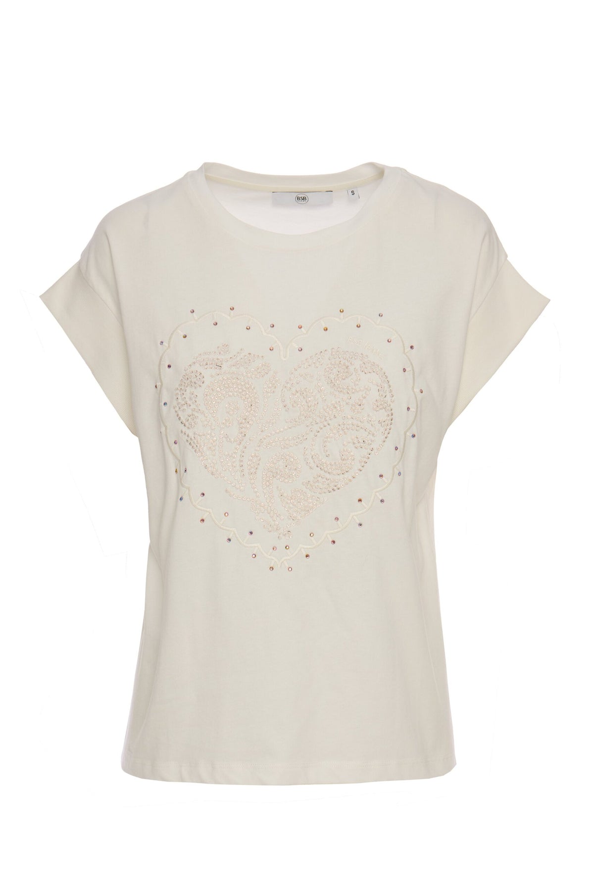 BSB Embroidered blouse with short sleeves