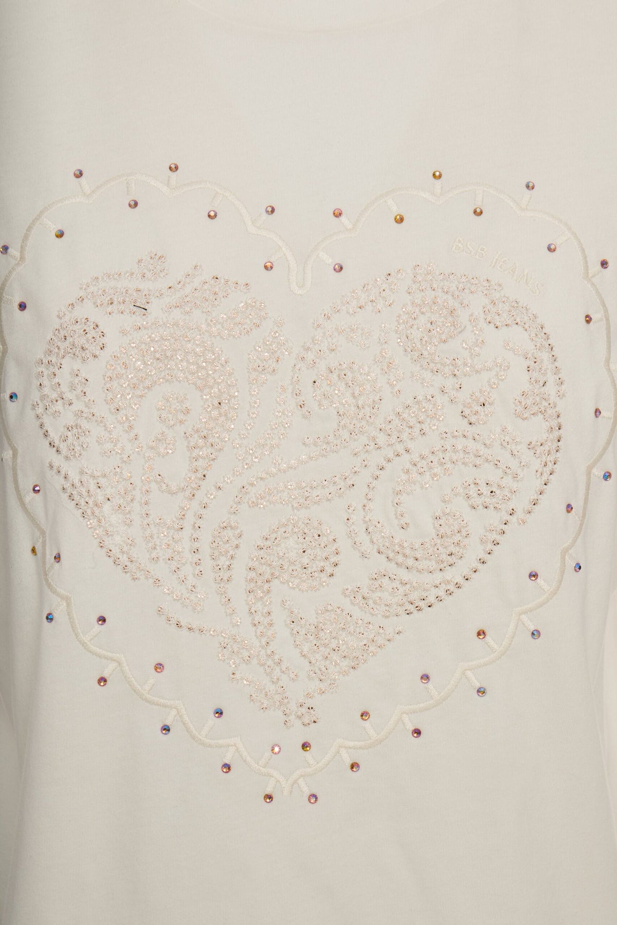 BSB Embroidered blouse with short sleeves