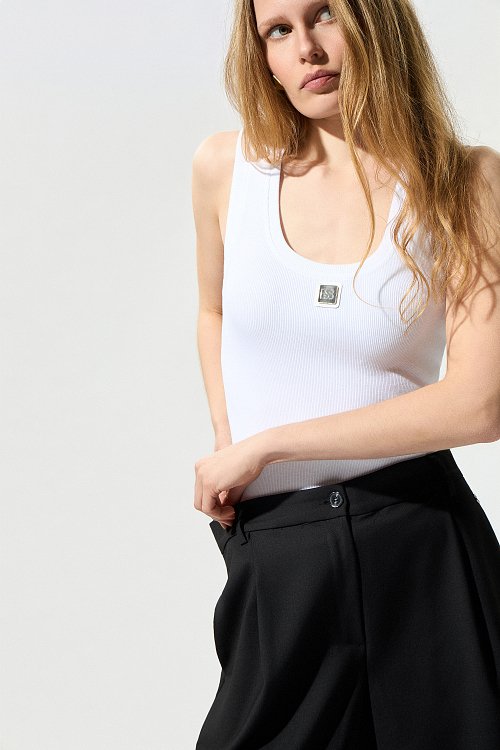 BSB Ribbed top with logo BSB