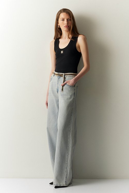 BSB Ribbed top with logo BSB